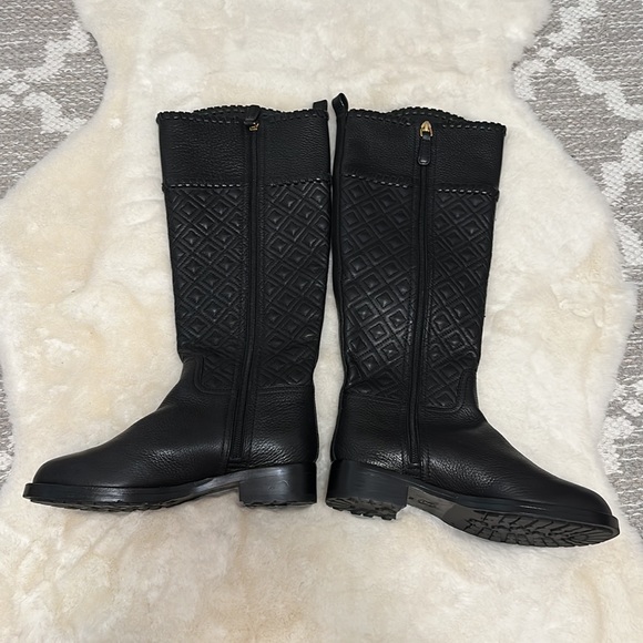 NWOT Tory Burch Marion Quilted Riding Boots - Picture 5 of 5